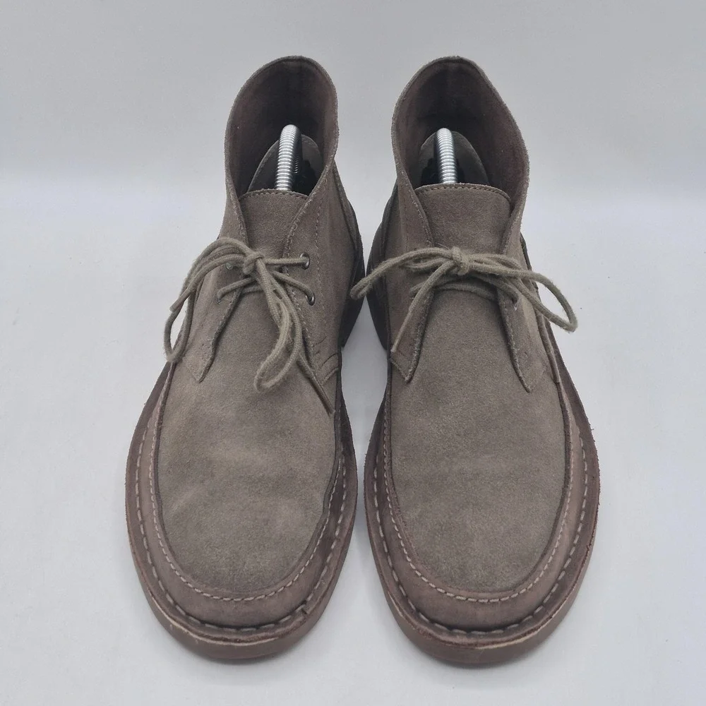 Clarks Boots Mens Size 9.5‎ Brown Suede Chukka Lace Up Casual Comfort 26107688
